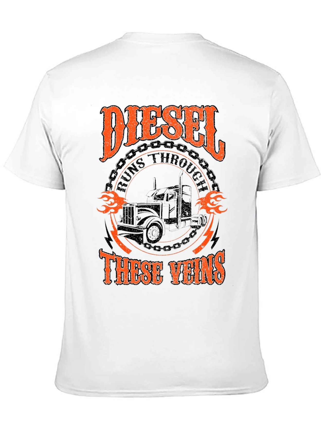 Diesel Runs Through These Veins Graphic T-Shirt