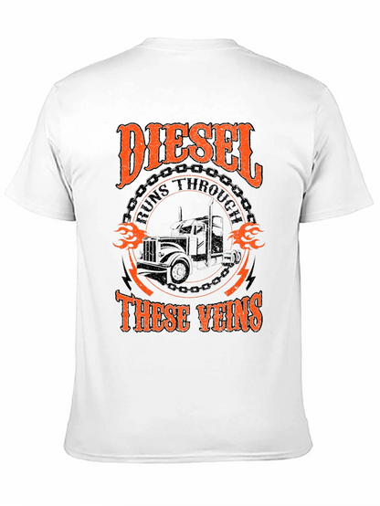 Diesel Runs Through These Veins Graphic T-Shirt