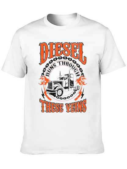 Diesel Runs Through These Veins Graphic T-Shirt
