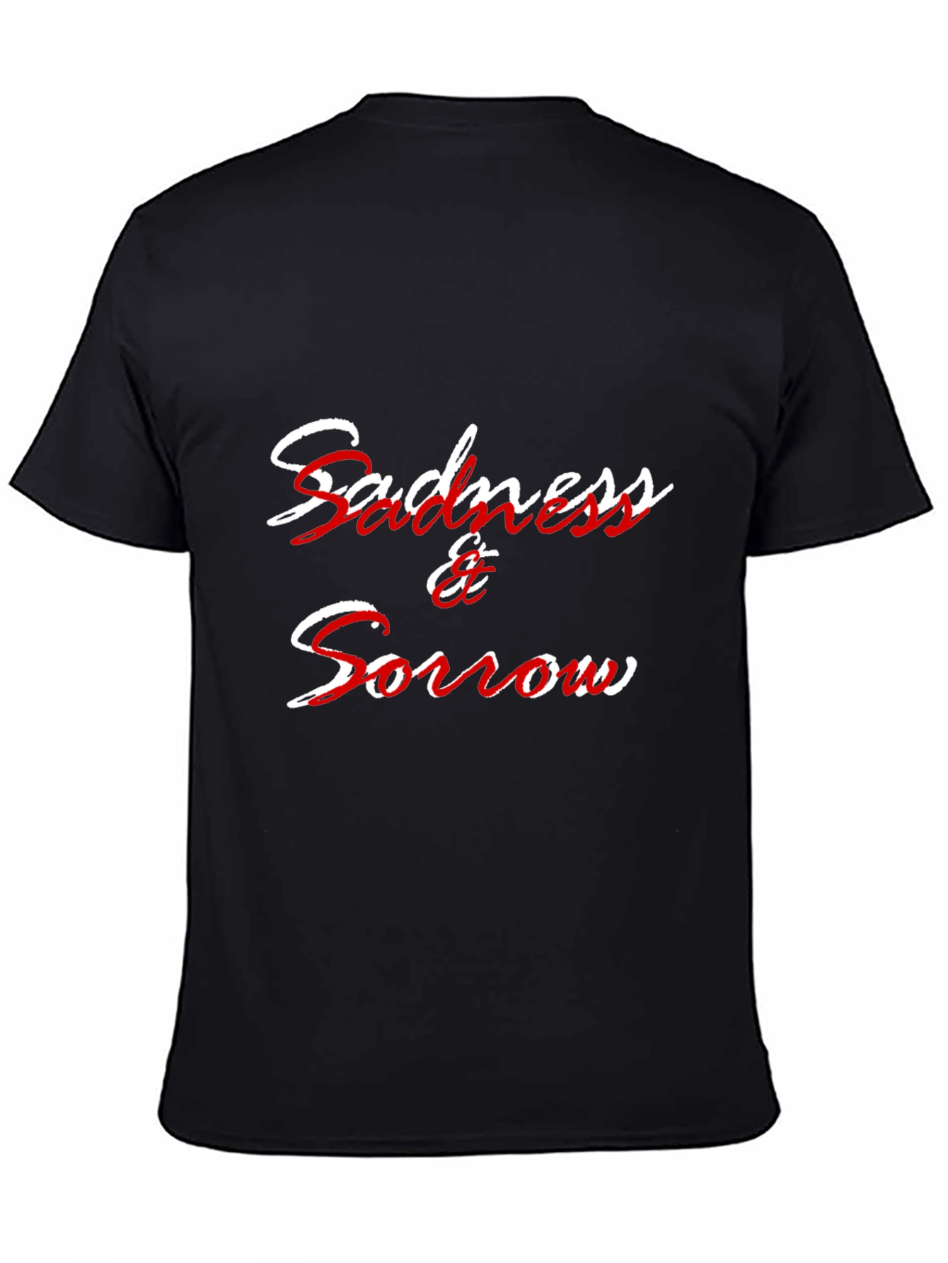 Sadness & Sorrow Black Graphic Tee