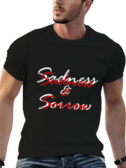 Sadness & Sorrow Black Graphic Tee