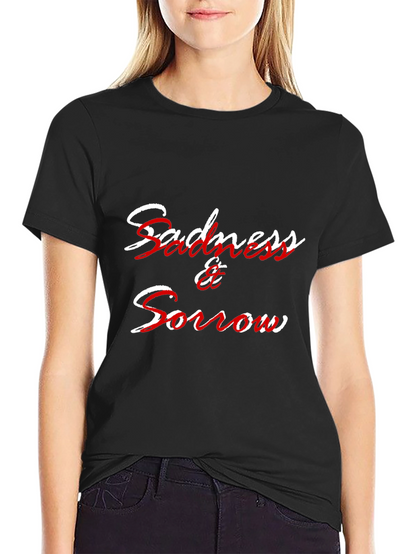 Sadness & Sorrow Black Graphic Tee