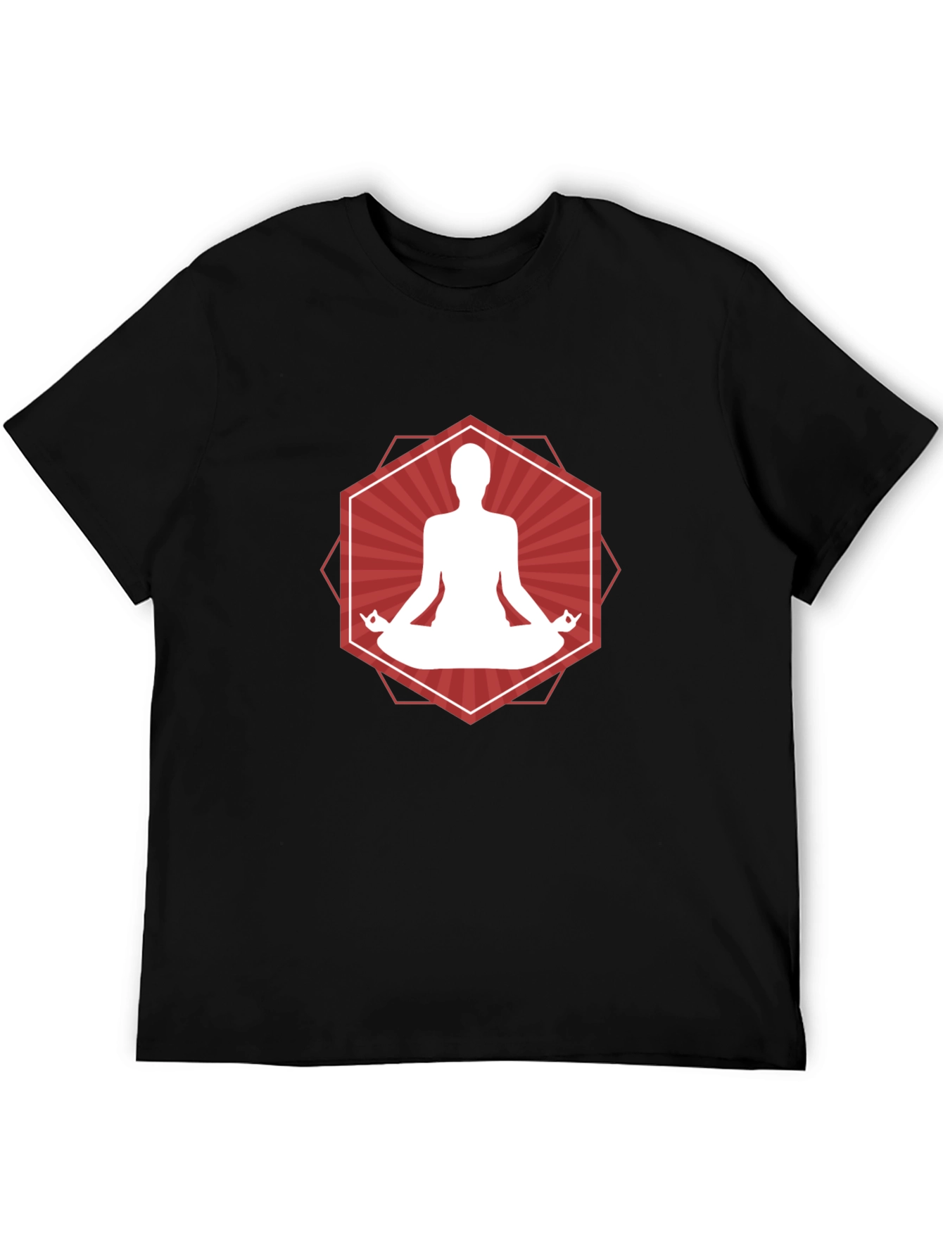 Zen Meditation Graphic Tee - Relax in Style!