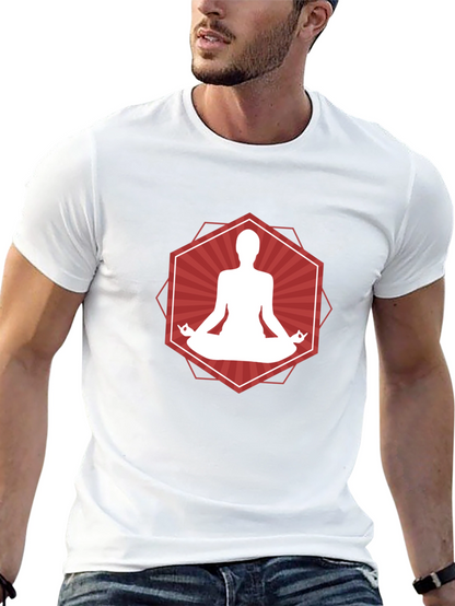 Zen Meditation Graphic Tee - Relax in Style!