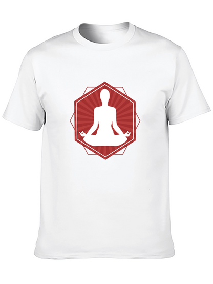 Zen Meditation Graphic Tee - Relax in Style!
