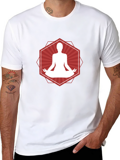 Zen Meditation Graphic Tee - Relax in Style!