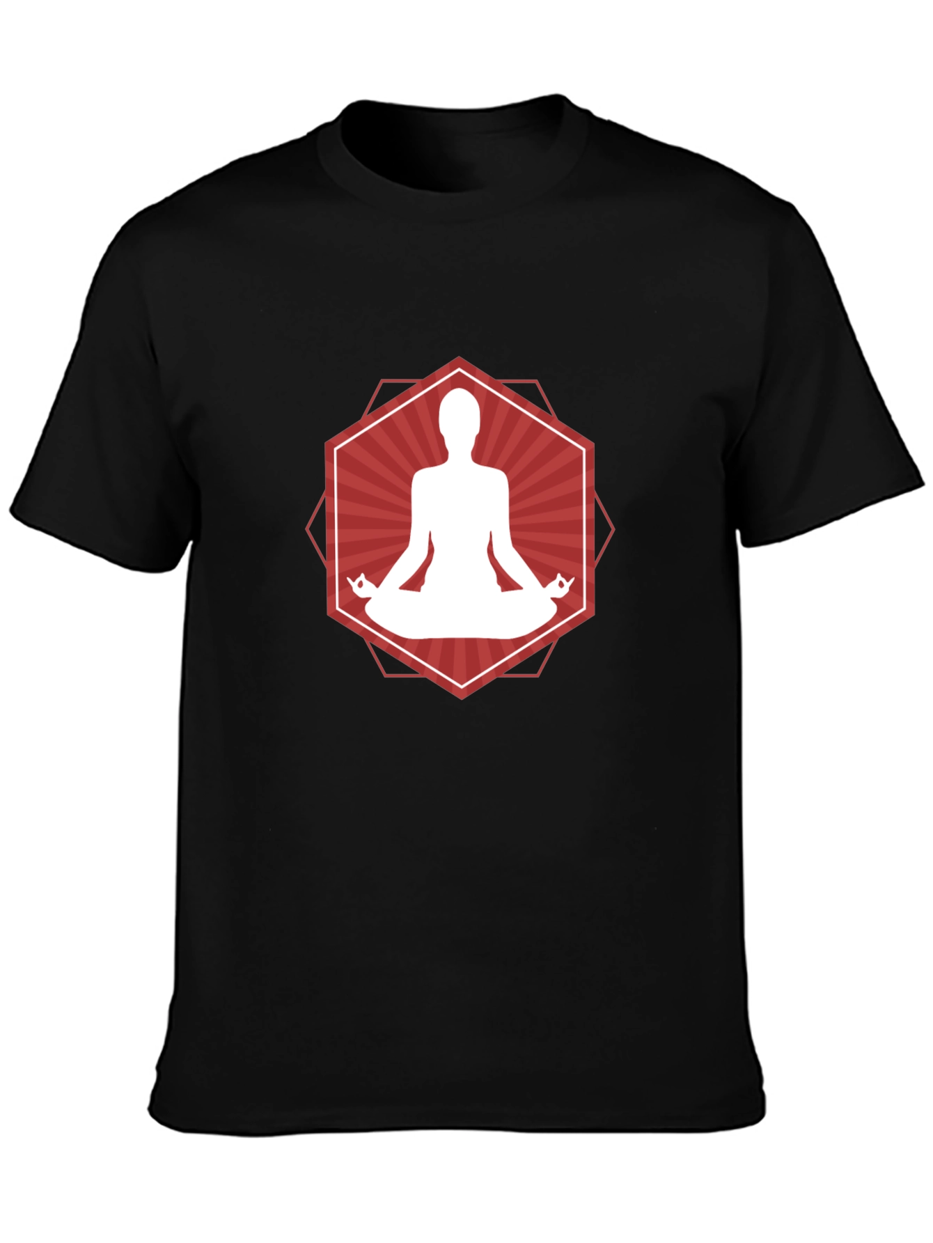 Zen Meditation Graphic Tee - Relax in Style!