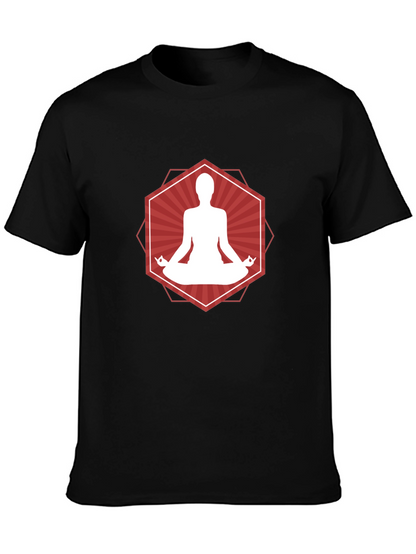 Zen Meditation Graphic Tee - Relax in Style!