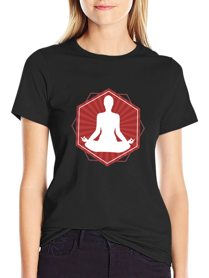 Zen Meditation Graphic Tee - Relax in Style!
