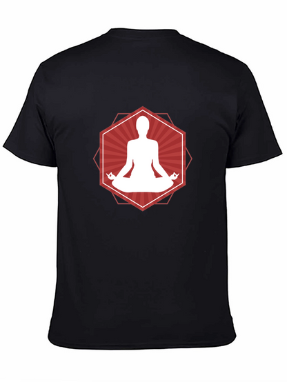 Zen Meditation Graphic Tee - Relax in Style!