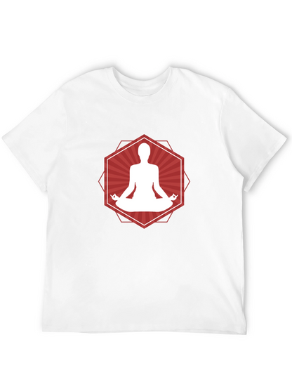 Zen Meditation Graphic Tee - Relax in Style!