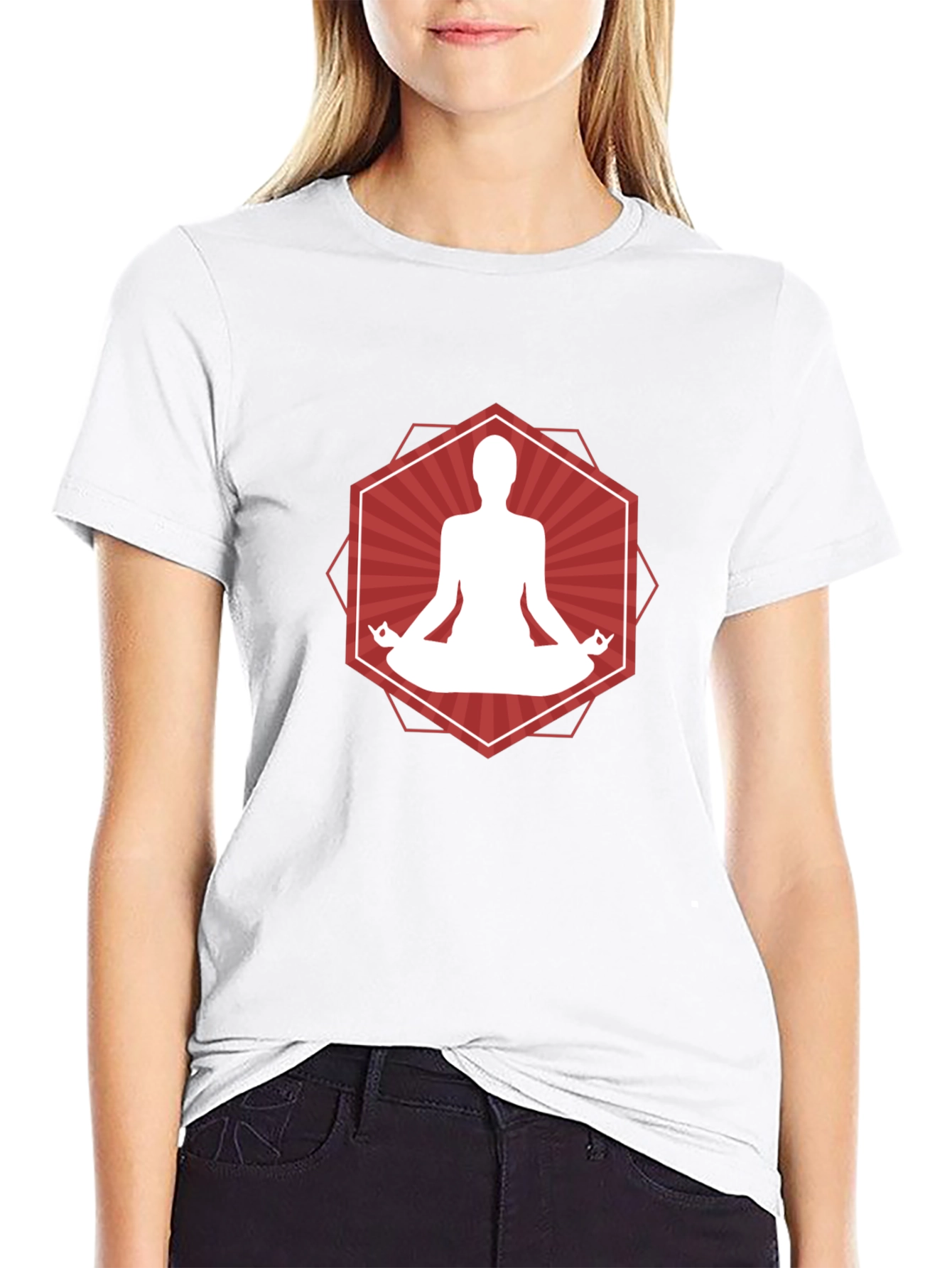 Zen Meditation Graphic Tee - Relax in Style!
