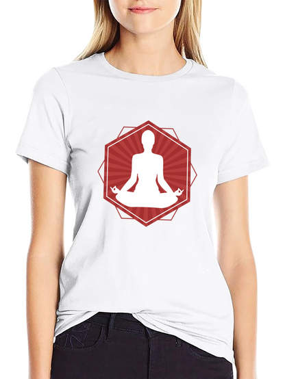 Zen Meditation Graphic Tee - Relax in Style!