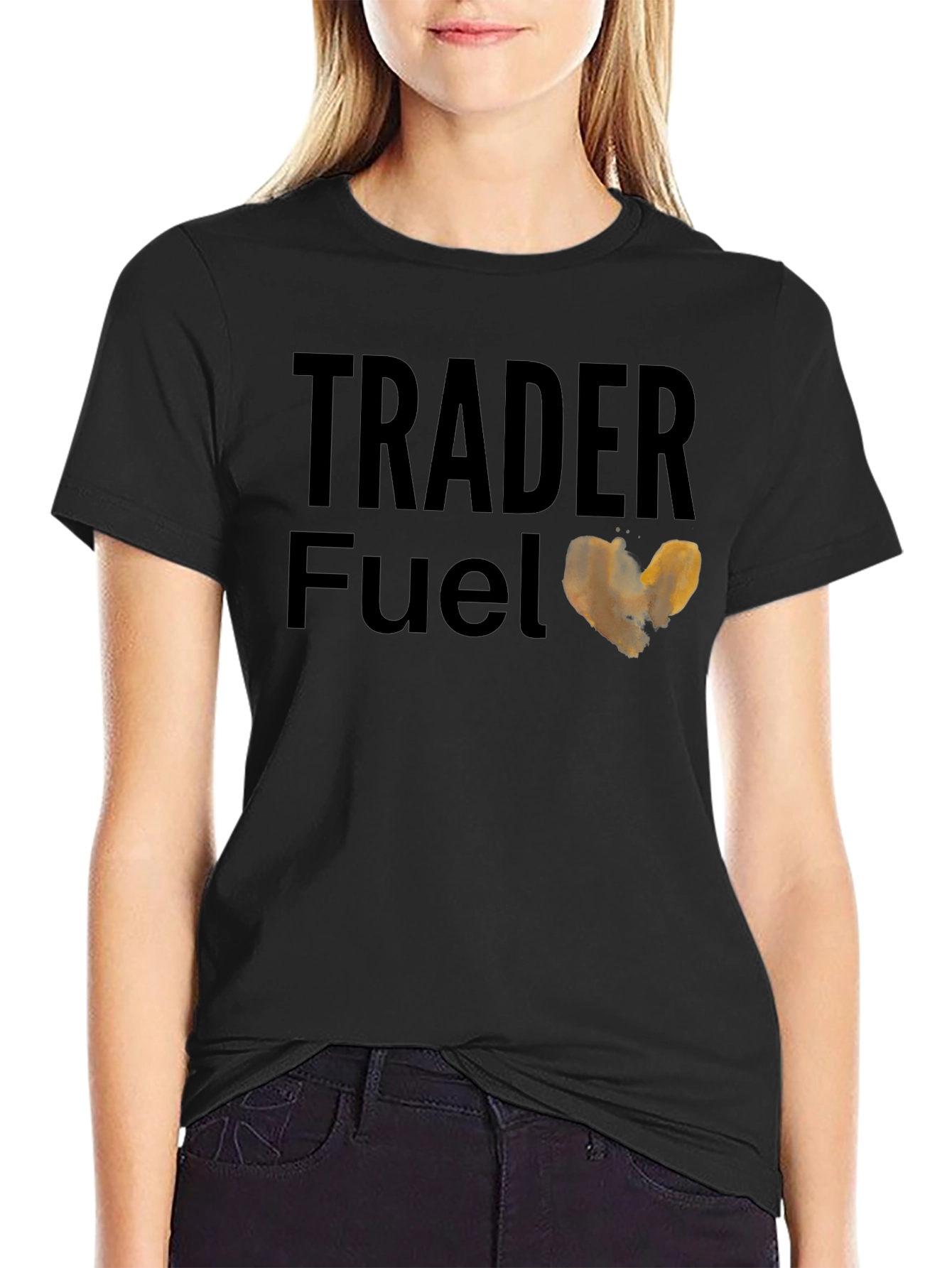 Trader Fuel T-Shirt - Black Cotton Tee