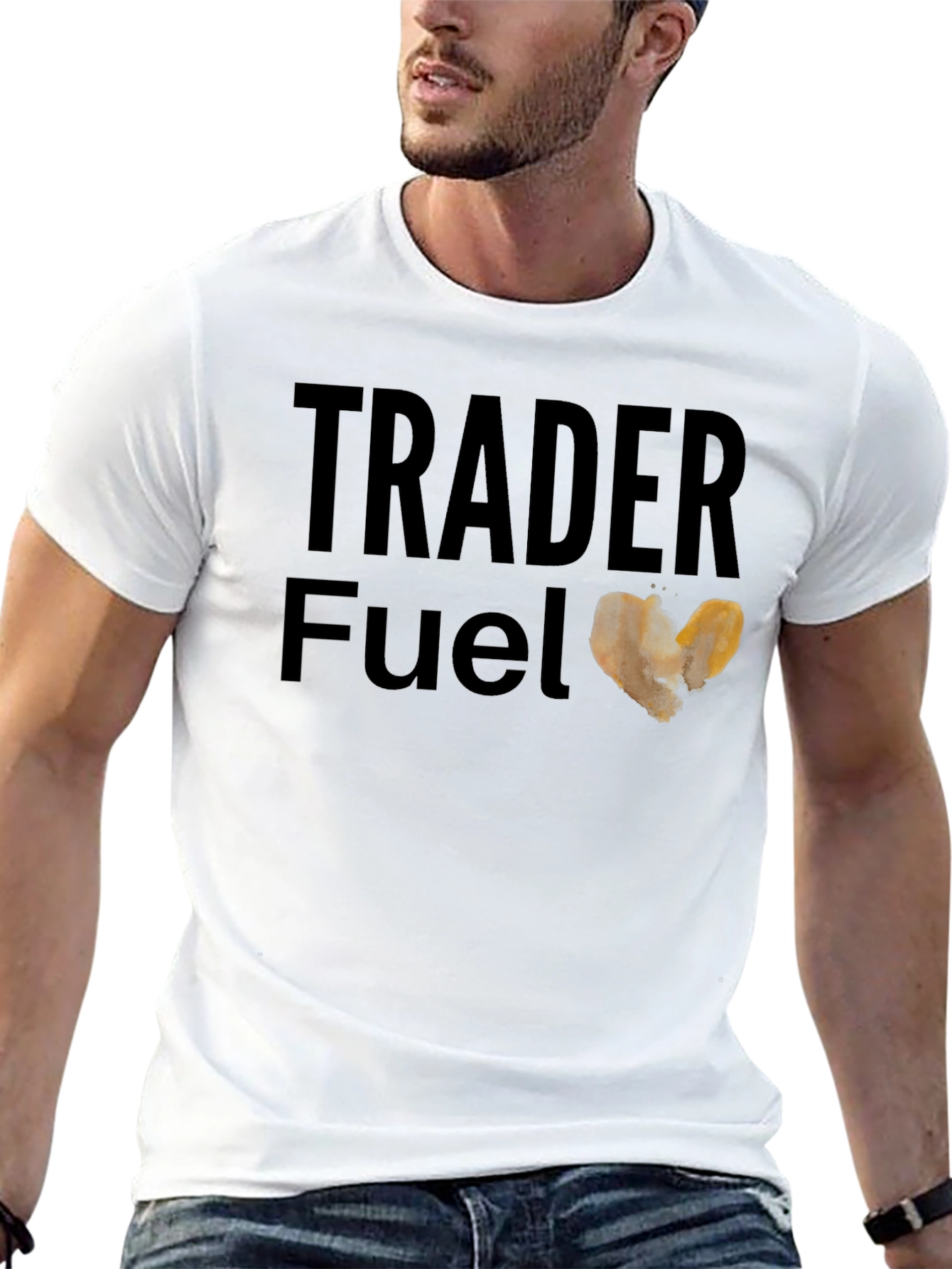 Trader Fuel T-Shirt - Black Cotton Tee