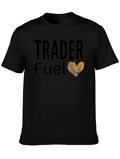 Trader Fuel T-Shirt - Black Cotton Tee