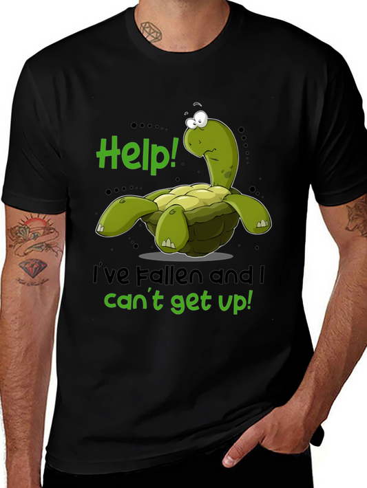 Funny Turtle T-Shirt - Help Ive Fallen!