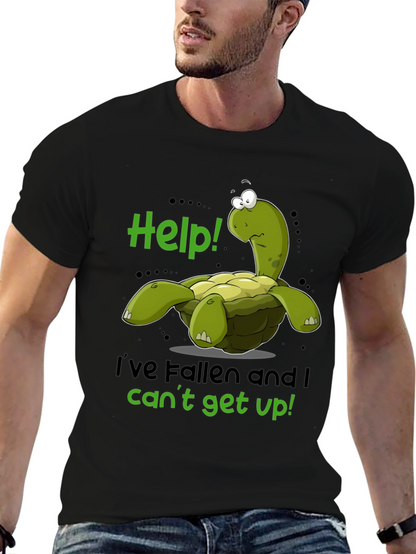 Funny Turtle T-Shirt - Help Ive Fallen!