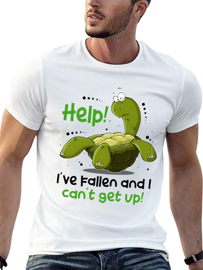Funny Turtle T-Shirt - Help Ive Fallen!