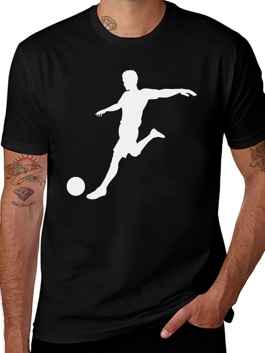 Soccer Kick T-Shirt - Black Graphic Tee