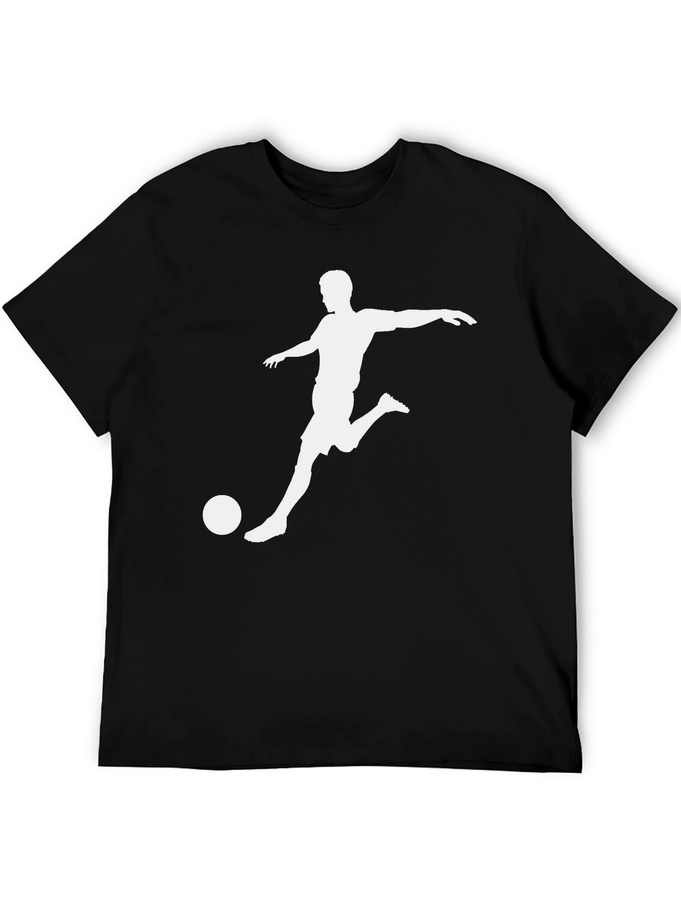 Soccer Kick T-Shirt - Black Graphic Tee