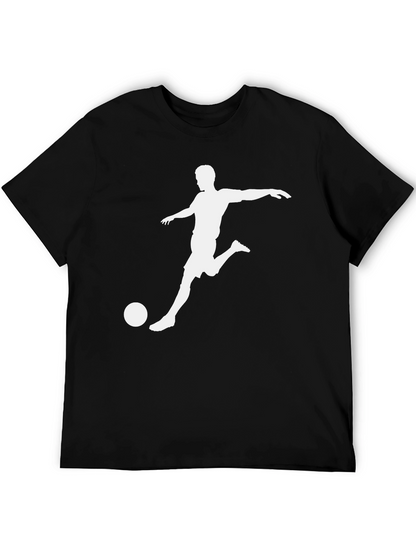 Soccer Kick T-Shirt - Black Graphic Tee