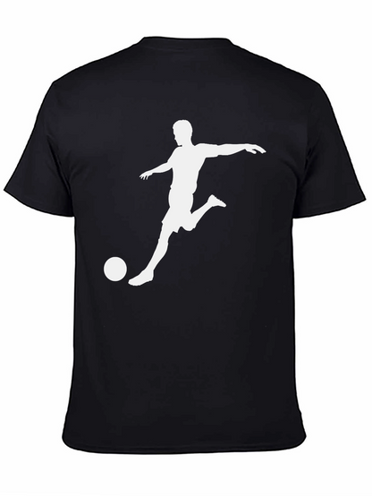 Soccer Kick T-Shirt - Black Graphic Tee