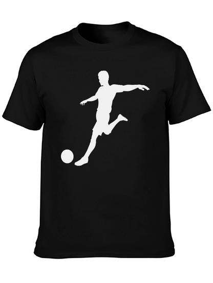 Soccer Kick T-Shirt - Black Graphic Tee