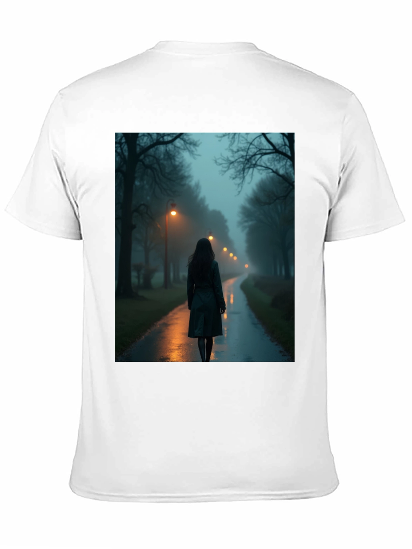 Mystic Walk T-Shirt - Dark & Atmospheric Design