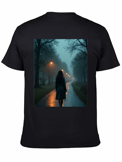 Mystic Walk T-Shirt - Dark & Atmospheric Design