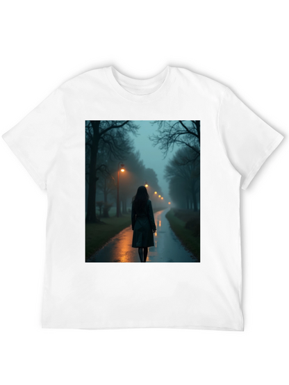 Mystic Walk T-Shirt - Dark & Atmospheric Design