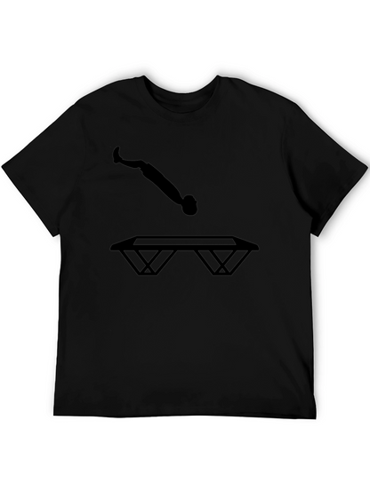 Trampoline Silhouette Black T-Shirt