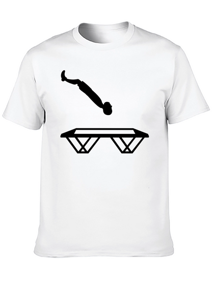 Trampoline Silhouette Black T-Shirt