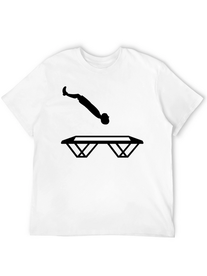 Trampoline Silhouette Black T-Shirt