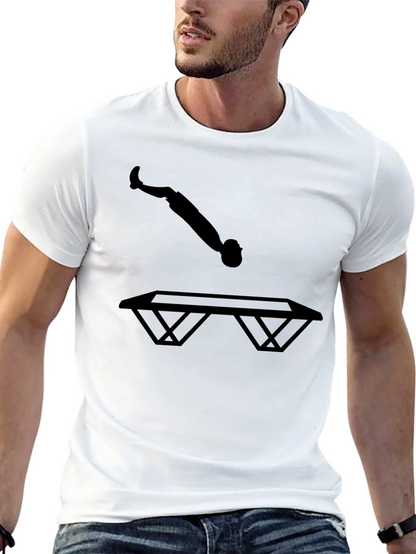 Trampoline Silhouette Black T-Shirt