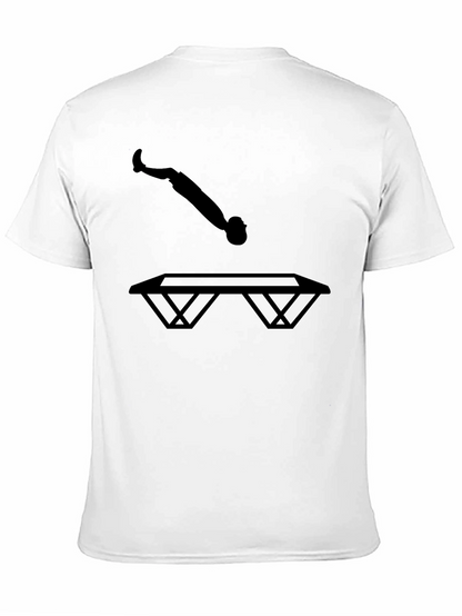 Trampoline Silhouette Black T-Shirt