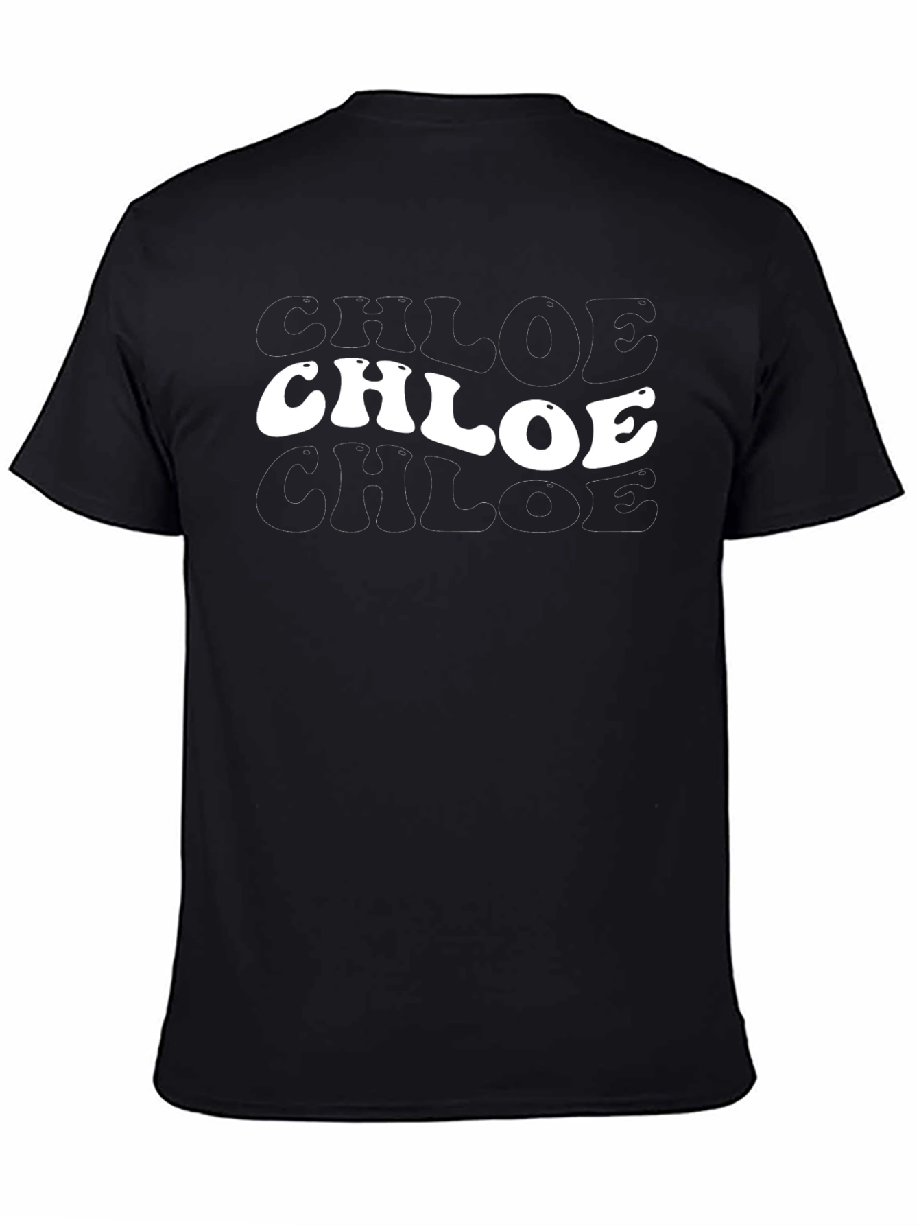 Retro Chloe Name T-Shirt - Personalized Style