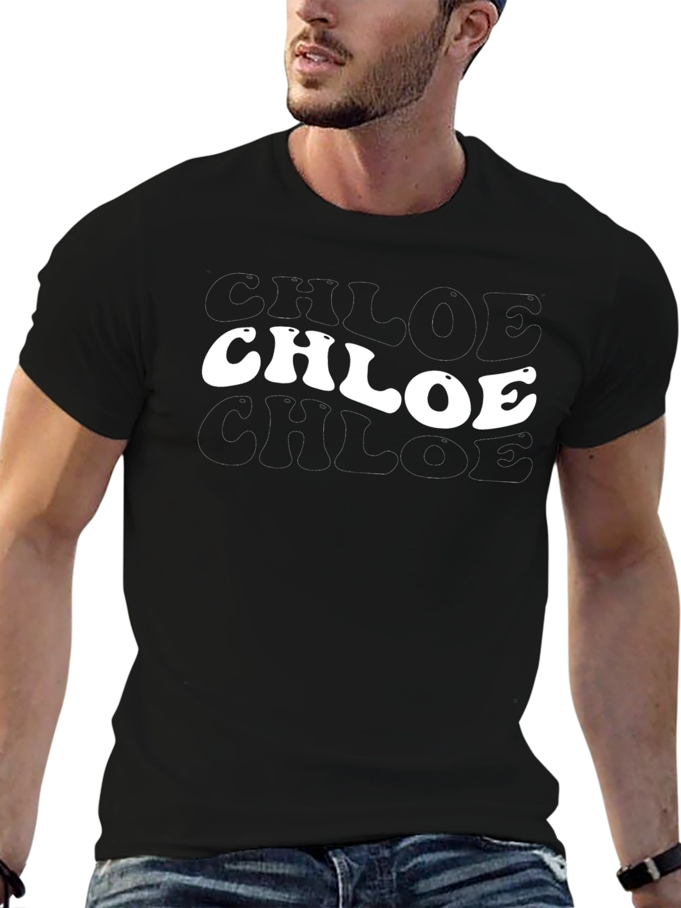 Retro Chloe Name T-Shirt - Personalized Style