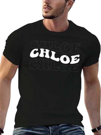 Retro Chloe Name T-Shirt - Personalized Style