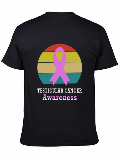 Testicular Cancer Awareness Ribbon T-Shirt