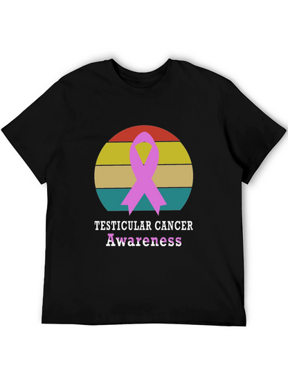 Testicular Cancer Awareness Ribbon T-Shirt