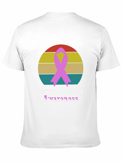 Testicular Cancer Awareness Ribbon T-Shirt