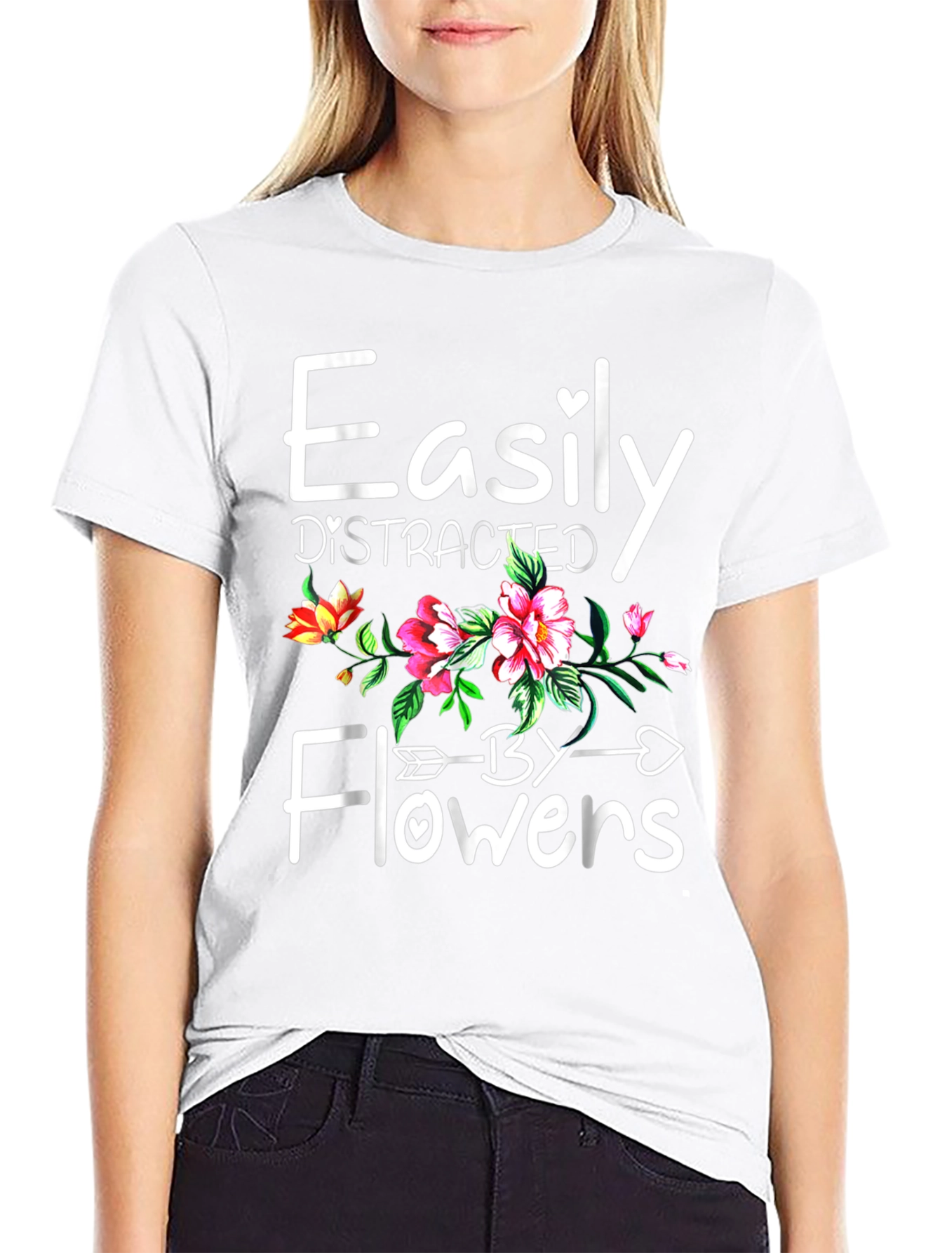 Easily Distracted By Flowers T-Shirt