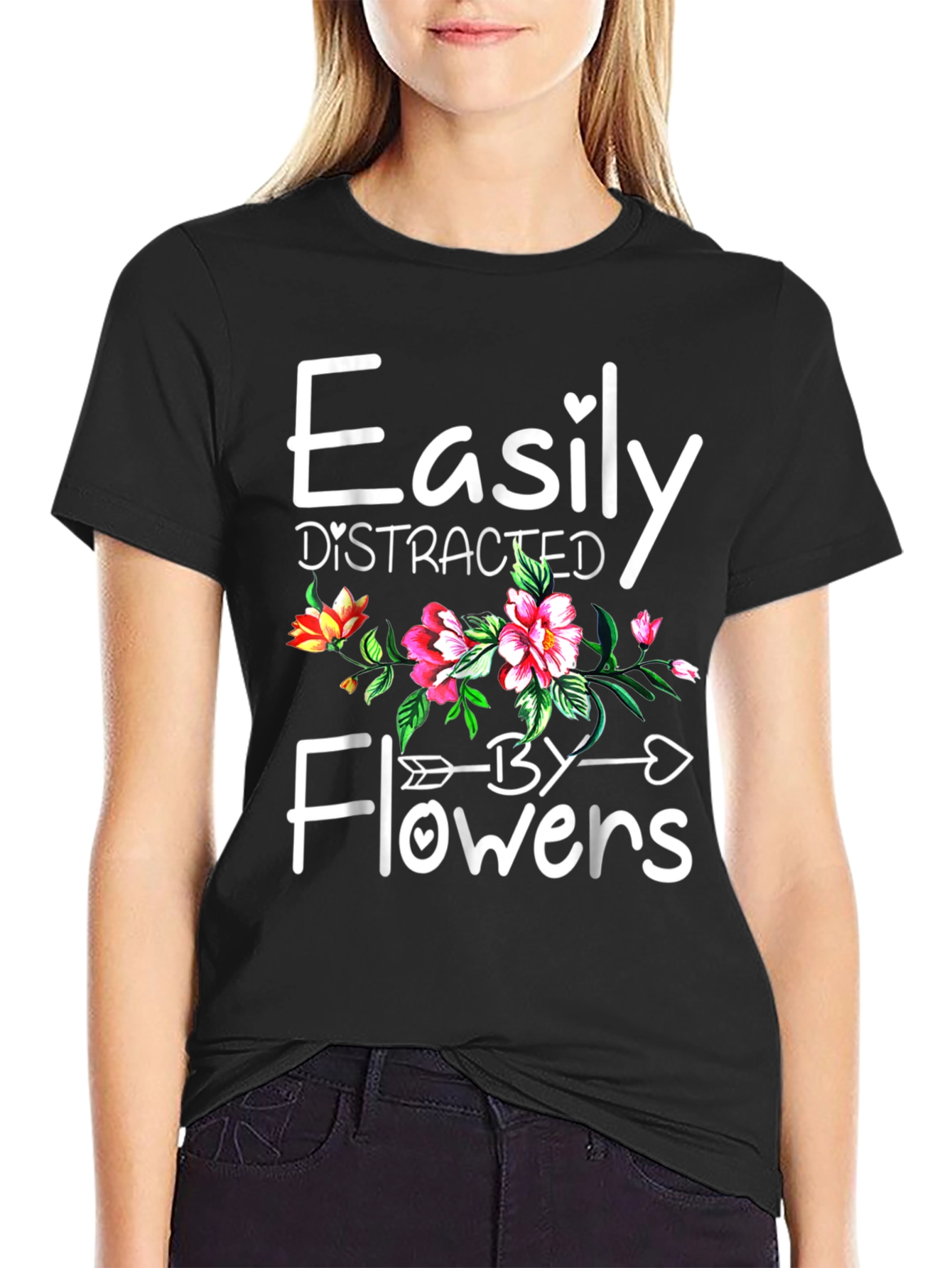 Easily Distracted By Flowers T-Shirt