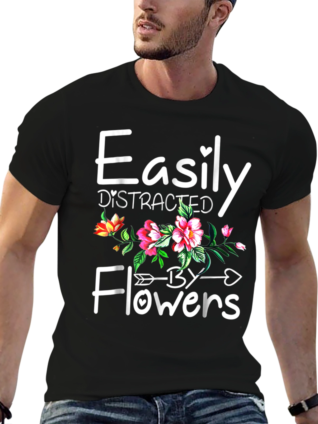 Easily Distracted By Flowers T-Shirt