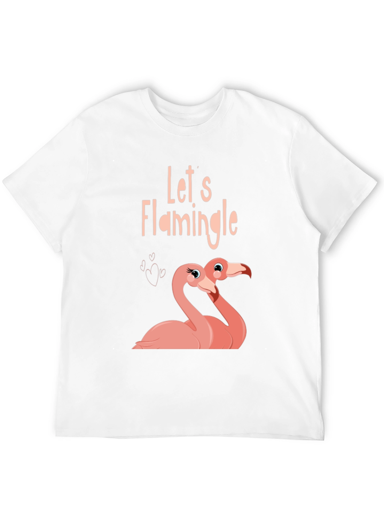 Lets Flamingle Black T-Shirt