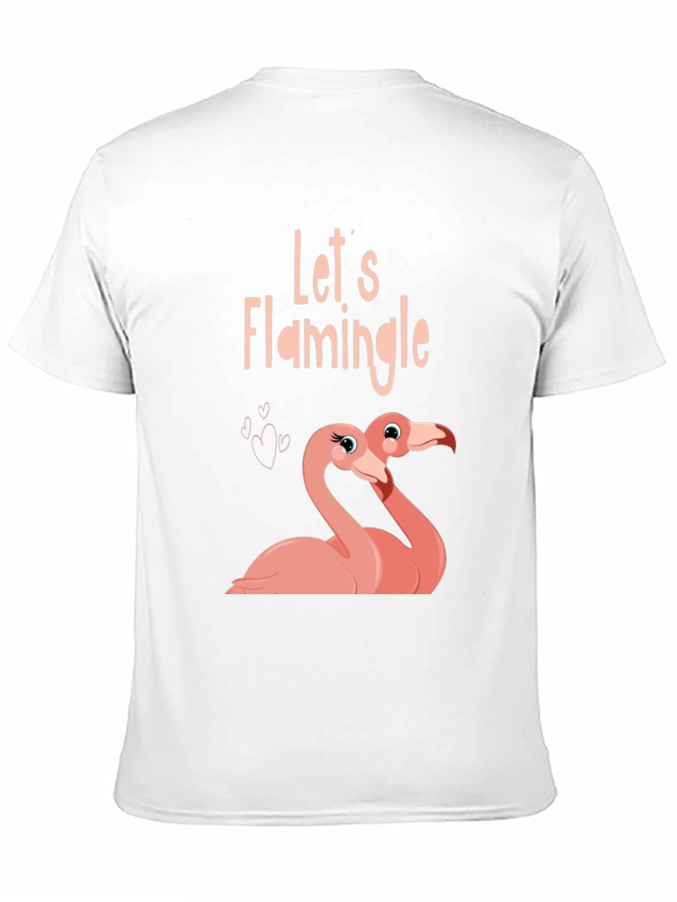 Lets Flamingle Black T-Shirt