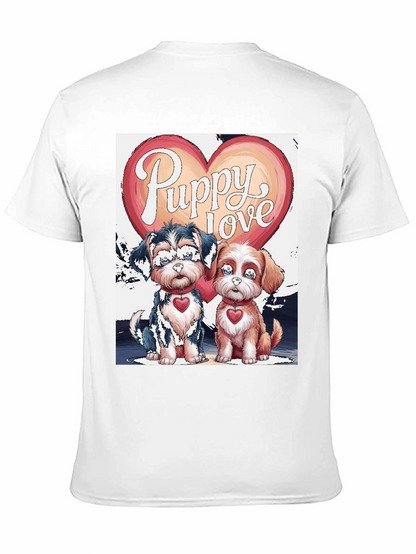 Puppy Love Valentines Day Graphic Tee
