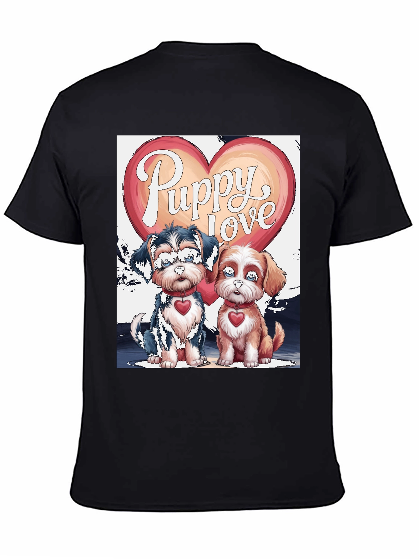 Puppy Love Valentines Day Graphic Tee