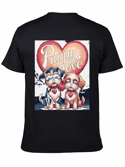 Puppy Love Valentines Day Graphic Tee